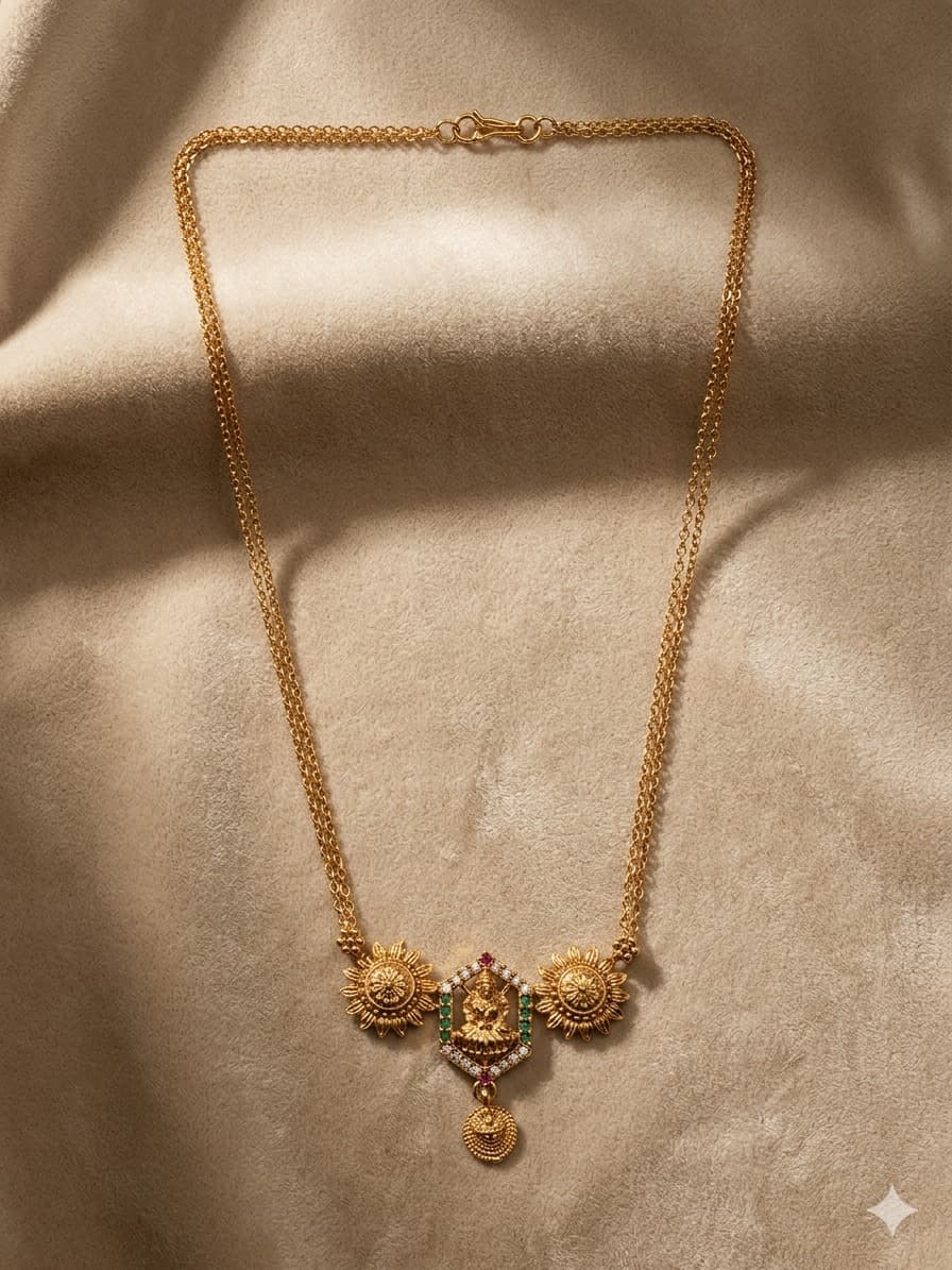 Laxmi Motif Ethnic necklace