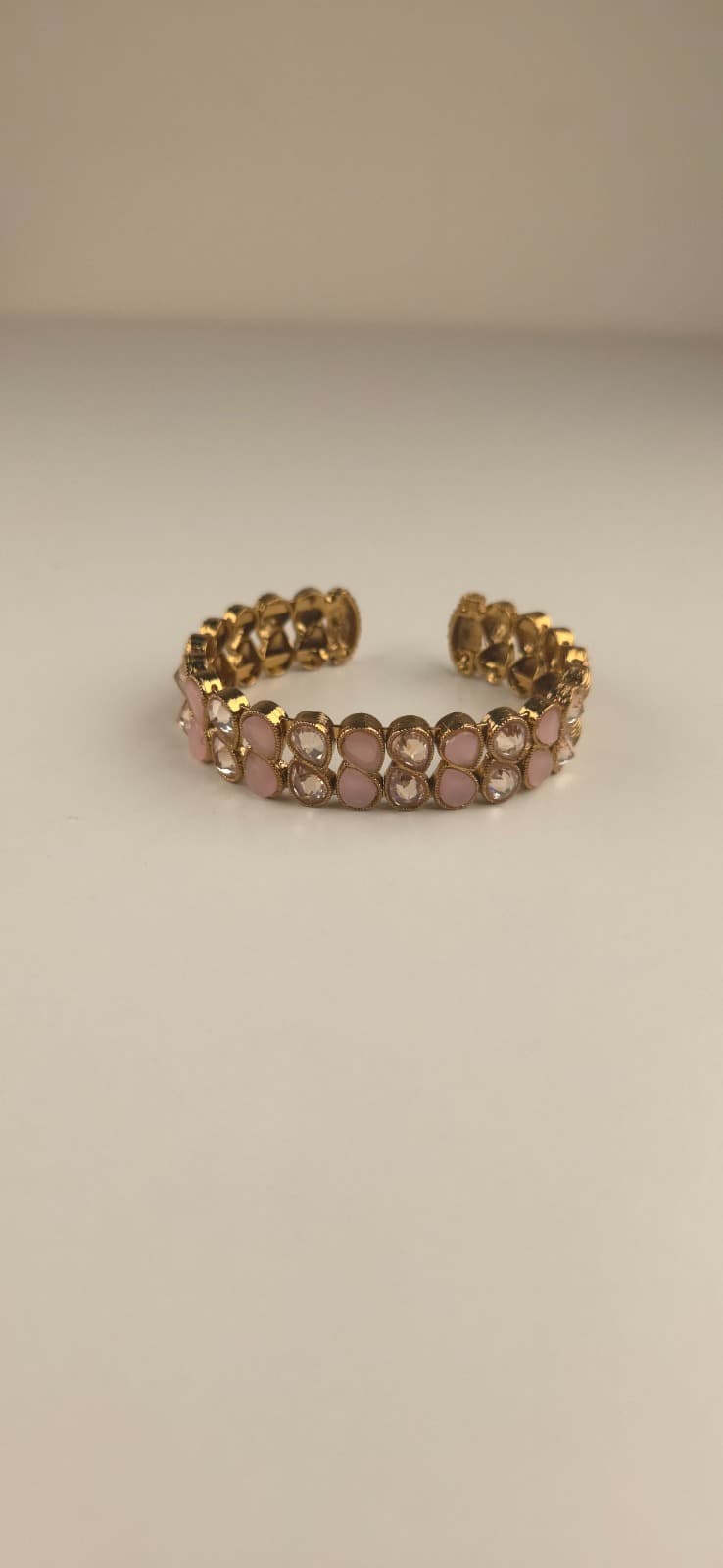 Blush Kundan Cuff alternate
