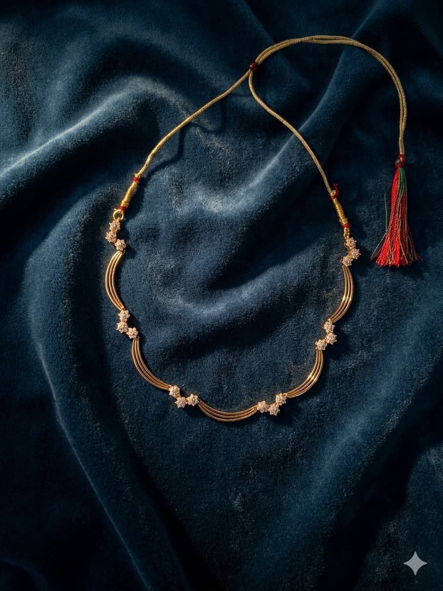 Elegant Curves Necklace