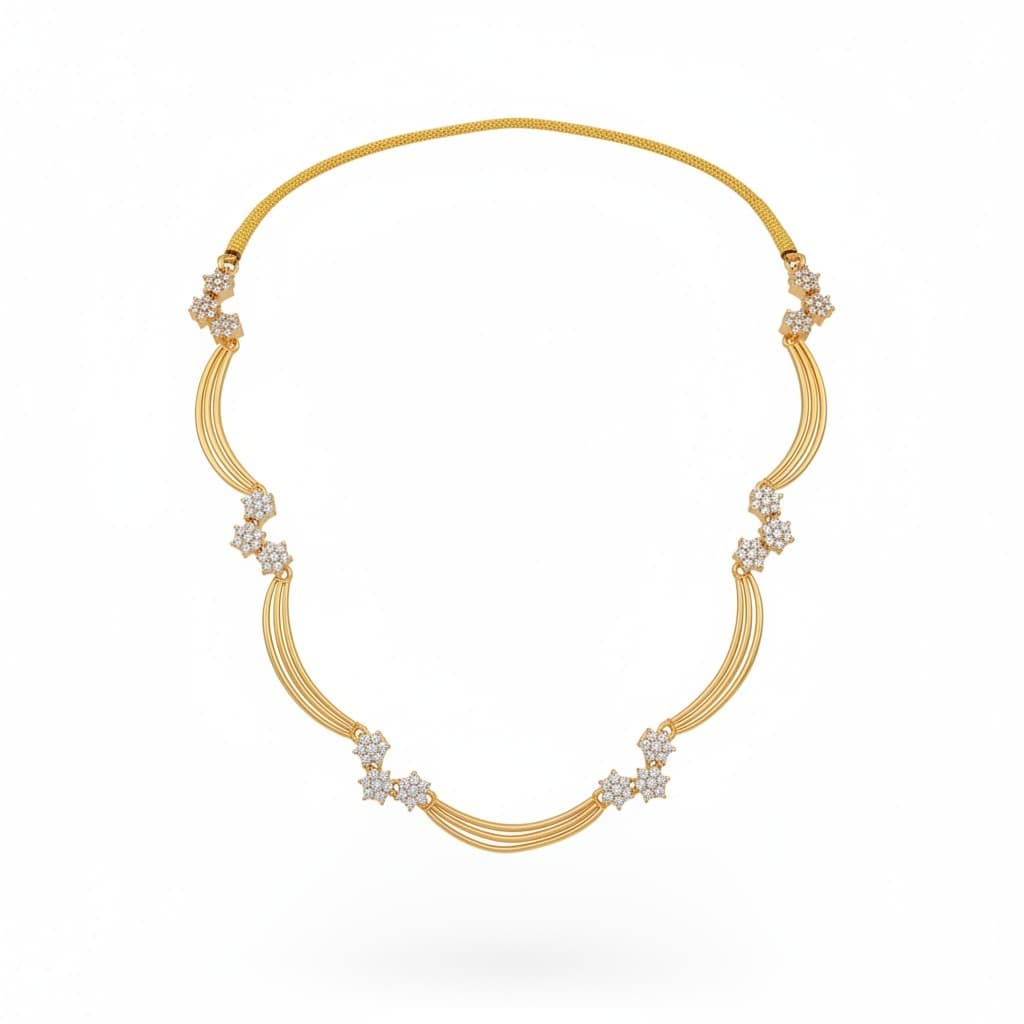 Elegant Curves Necklace alternate